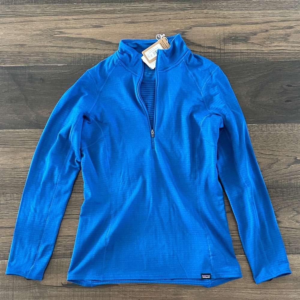 Patagonia Vibrant Blue Quarter-Zip Top